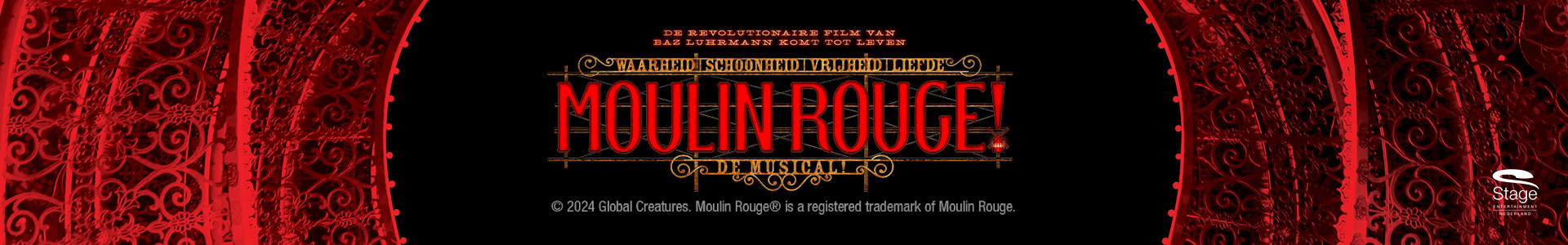 header Moulin Rouge! De Musical in het Beatrix Theater in Utrecht